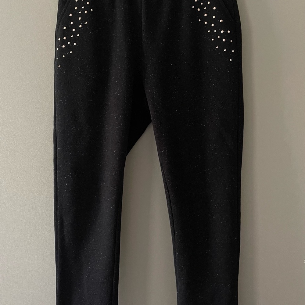 Faux Wool Lined Pants for Girls/Large/Black/Epic Threads